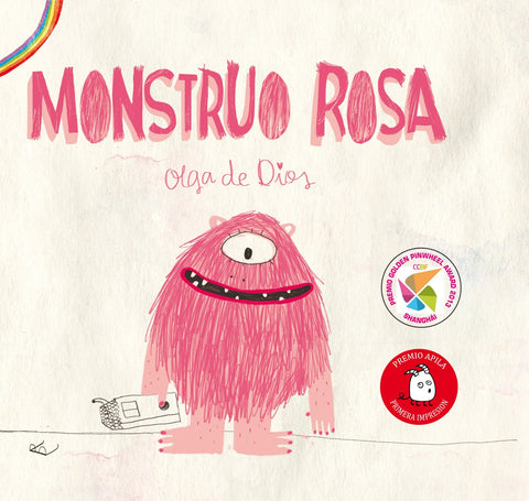 Picture books in Spanish for kids - Monstruo Rosa